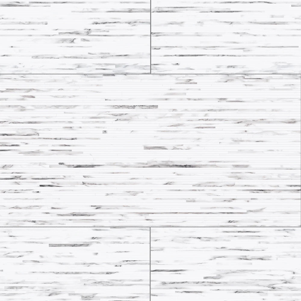 Bastoni Bianco Tile 24" x 48" Artistic Tile - Zicana Boutique - 1