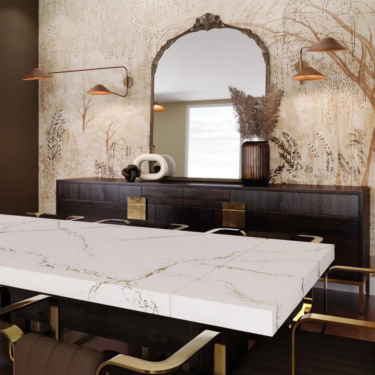 Berkshire Brass Sculpted Cambria Cambria - Zicana Boutique - 3