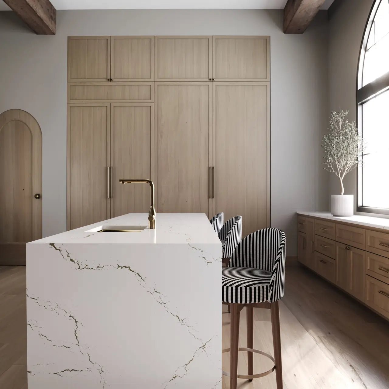 Berkshire Brass Smooth Cambria Cambria - Zicana Boutique - 2