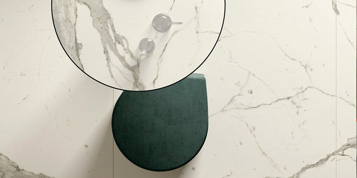 Bianco Calacatta Maxfine IRIS MFG - Zicana Boutique - 9