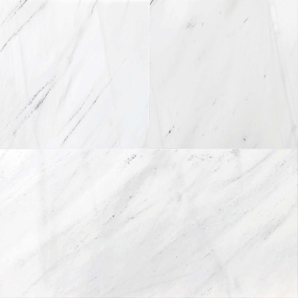 Bianco Cevic Honed Marble File Tile 12''x24''x3/8'' Zicana Boutique - Zicana Boutique - 1