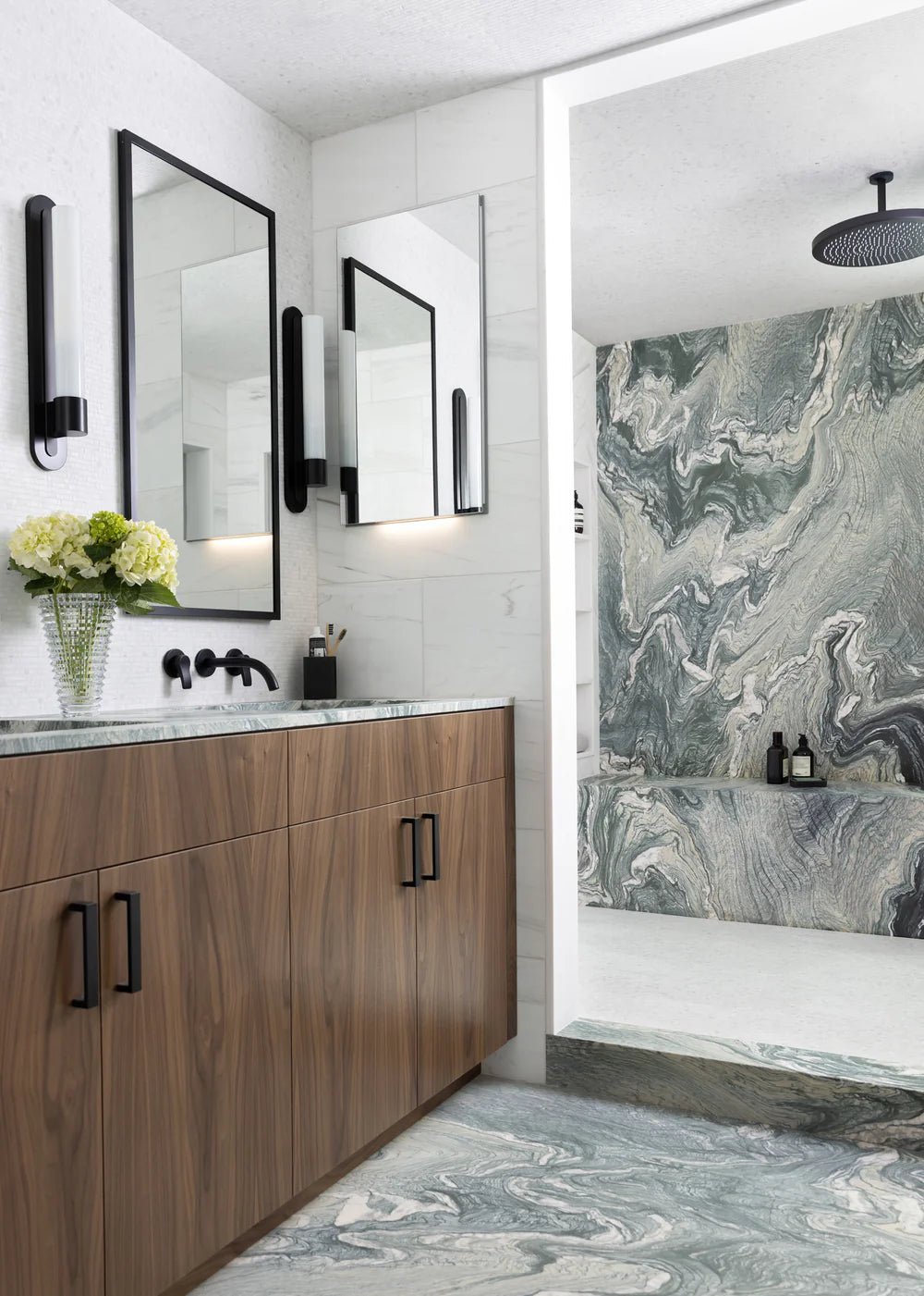 Bianco Dolomiti Dolomite Mosaic Honed Stone Broken Joint Artistic Tile - Zicana Boutique - 4