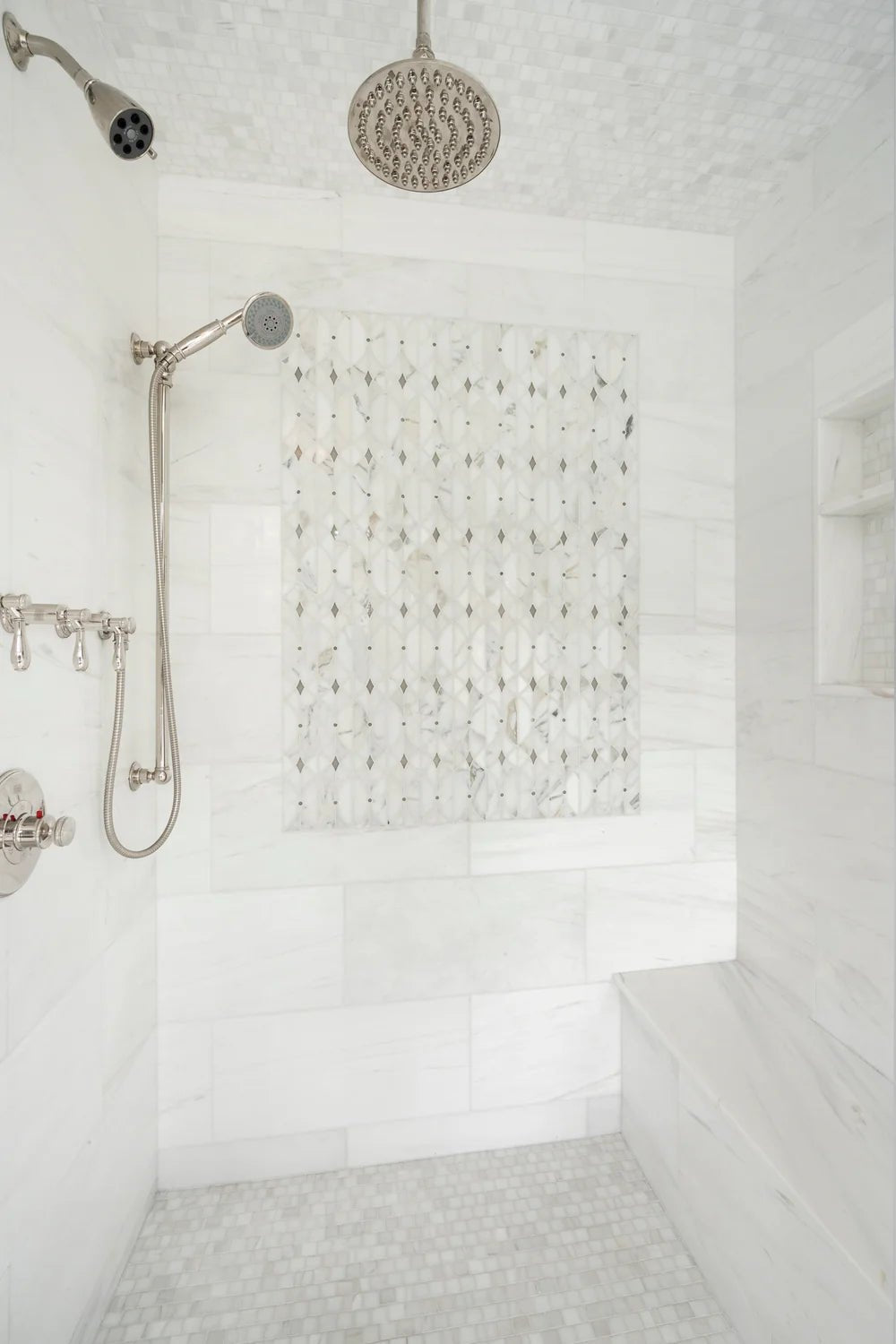 Bianco Dolomiti Marble Field Tile 12" x 24" Zicana Boutique - Zicana Boutique - 4