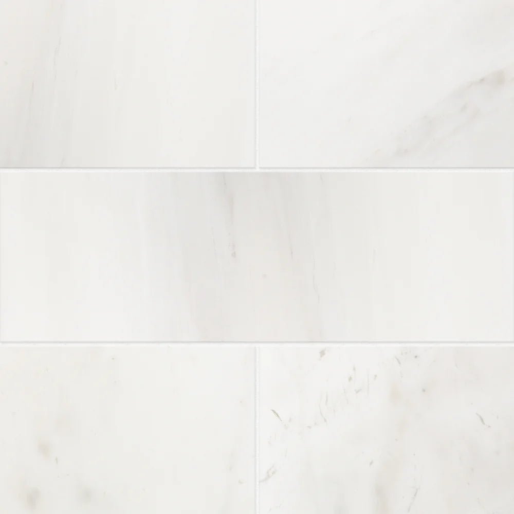 Bianco Dolomiti Marble Field Tile 4" x 12" Zicana Boutique - Zicana Boutique - 1