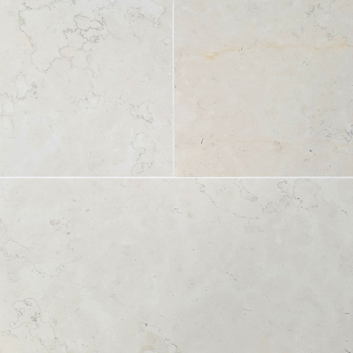 Bianco Perlino Brushed Marble Field Tile 12''x24''x3/8'' Zicana Boutique - Zicana Boutique - 1