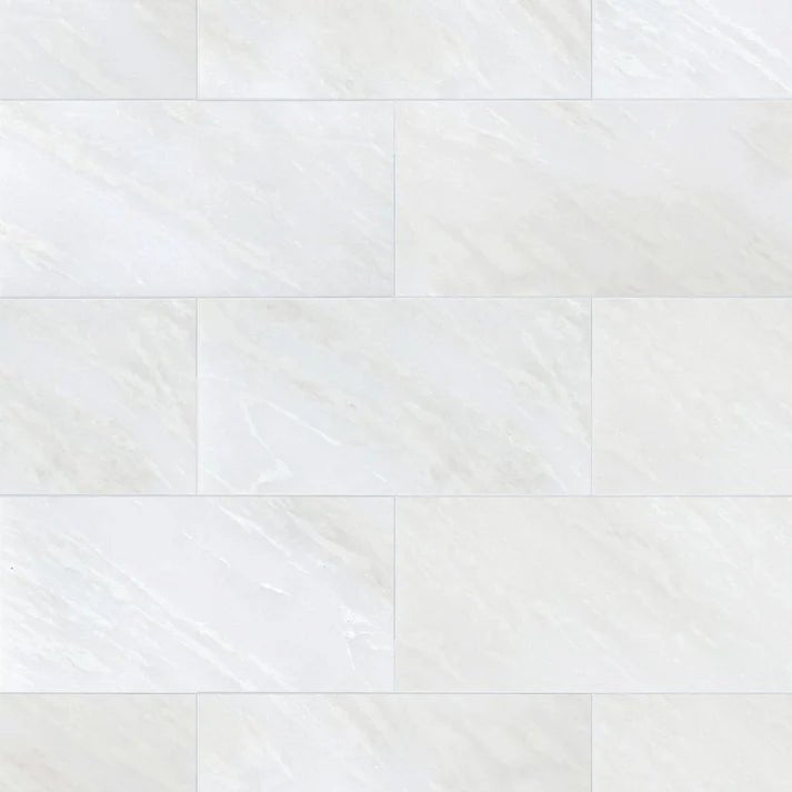 Bianco Rhyno Marble Field Tile 6''x12'' Zicana Boutique - Zicana Boutique - 1