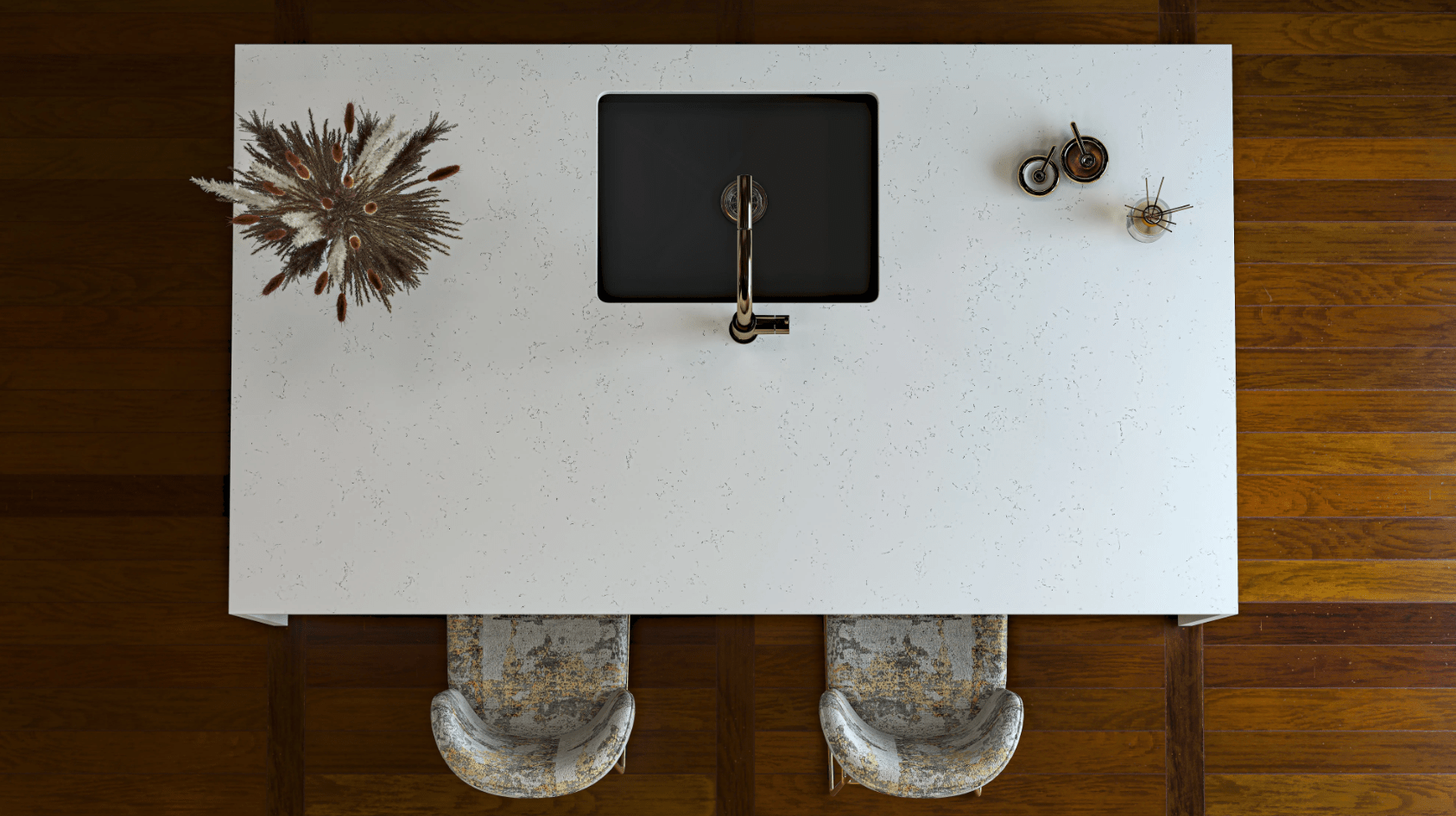 Bianco Sol Pental Quartz Architectural Surfaces - Zicana Boutique - 4