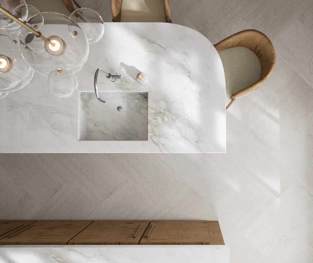 Birch White Travertine Tile 16" x 32" Artistic Tile - Zicana Boutique - 2
