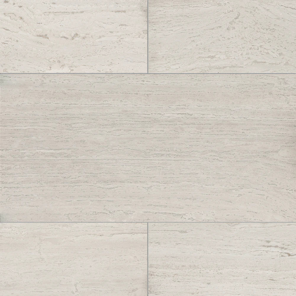 Birch White Travertine Tile 16" x 32" Zicana Boutique - Zicana Boutique - 1