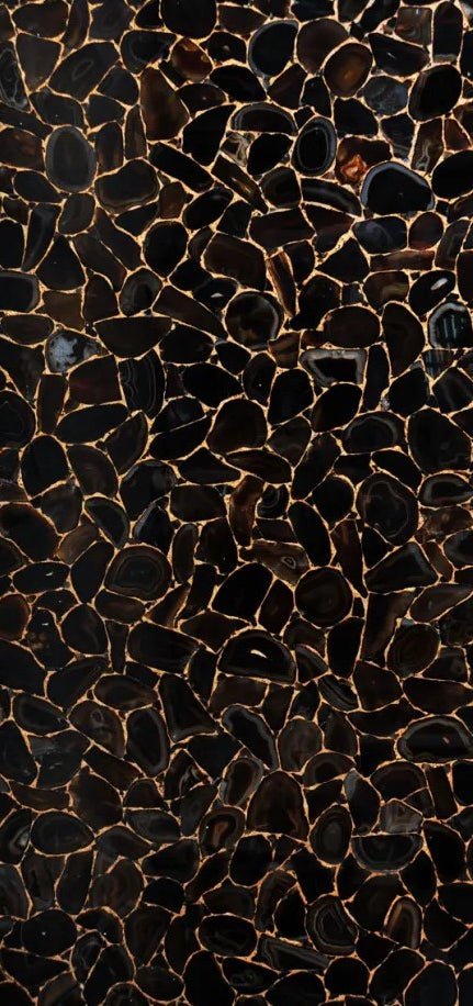 Black Diamond Agate Gemstone Zicana Boutique - Zicana Boutique - 1