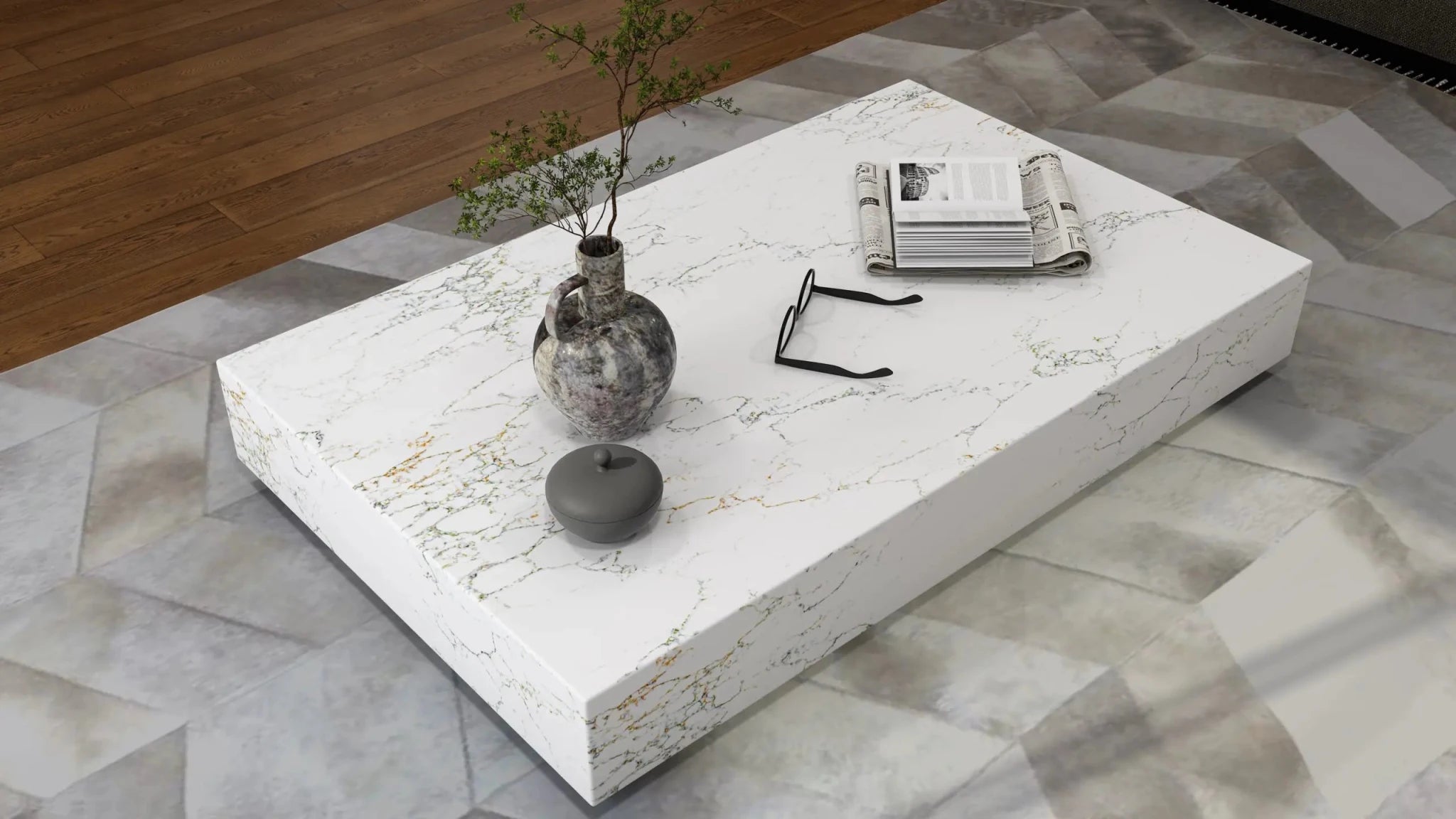 Blossom Mist PentalQuartz Architectural Surfaces - Zicana Boutique - 6