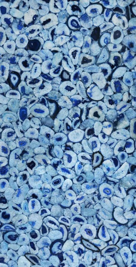 Blue Agate Precious Stone Zicana Boutique - Zicana Boutique - 1