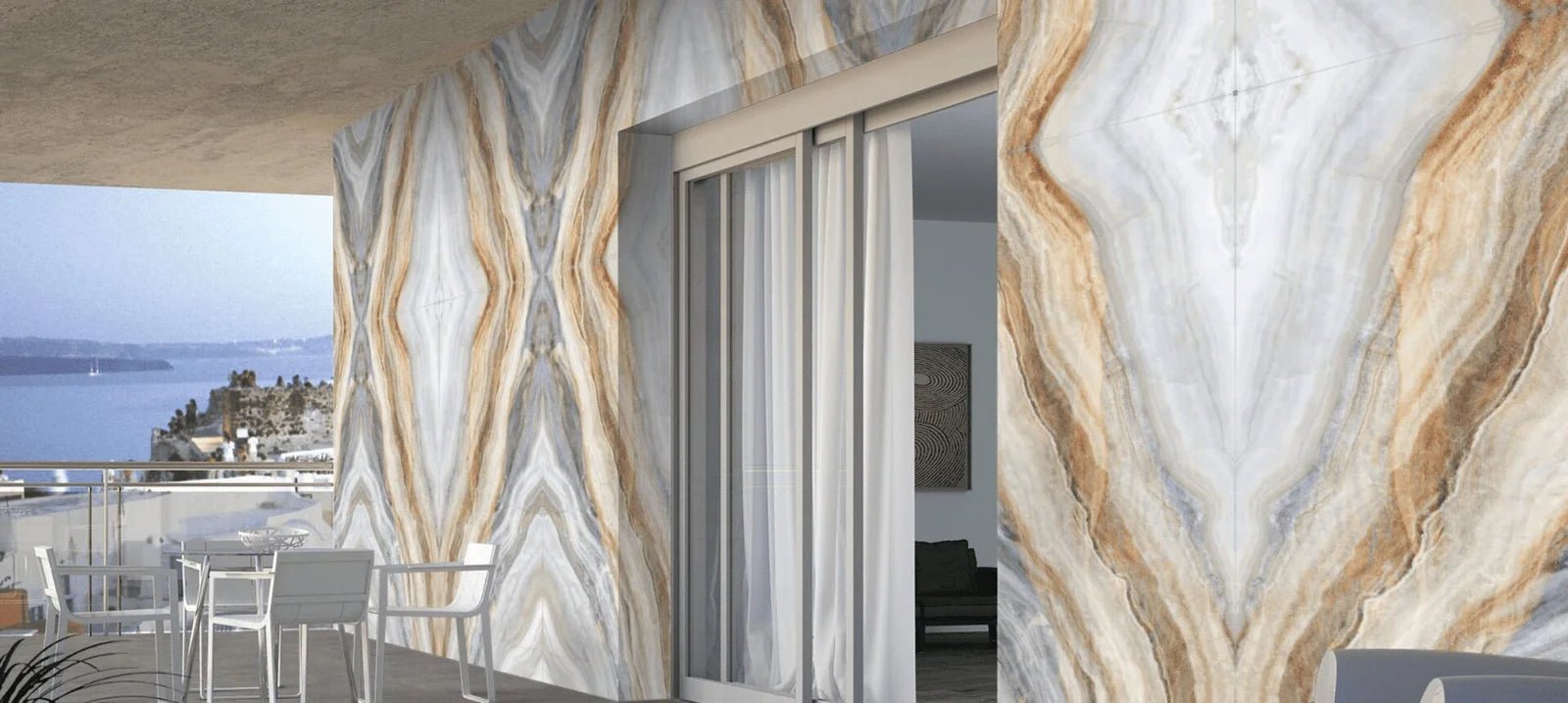 Blue Storm Onyx Raphael Porcelain Raphael Porcelain - Zicana Boutique - 2