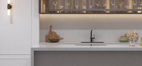 Botticino Variant Quartz Variant- Zicana Boutique -2