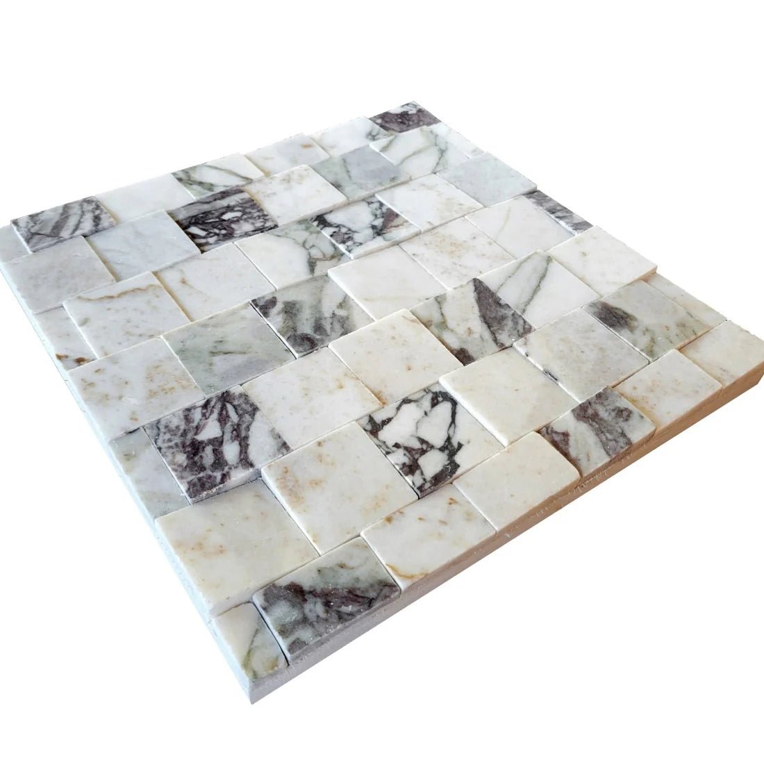 Breccia Capraia 3D StrataStone 2" Mosaic Tile Zicana Boutique - Zicana Boutique - 2