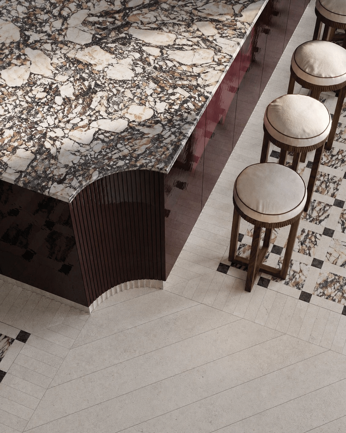 Breccia dei Medici Marble Marble Couture - Zicana Boutique - 2