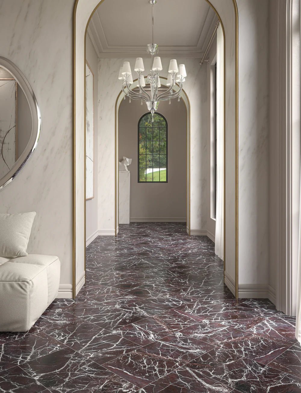 Breccia Vino Marble Tile 12" x 24" Artistic Tile - Zicana Boutique - 2