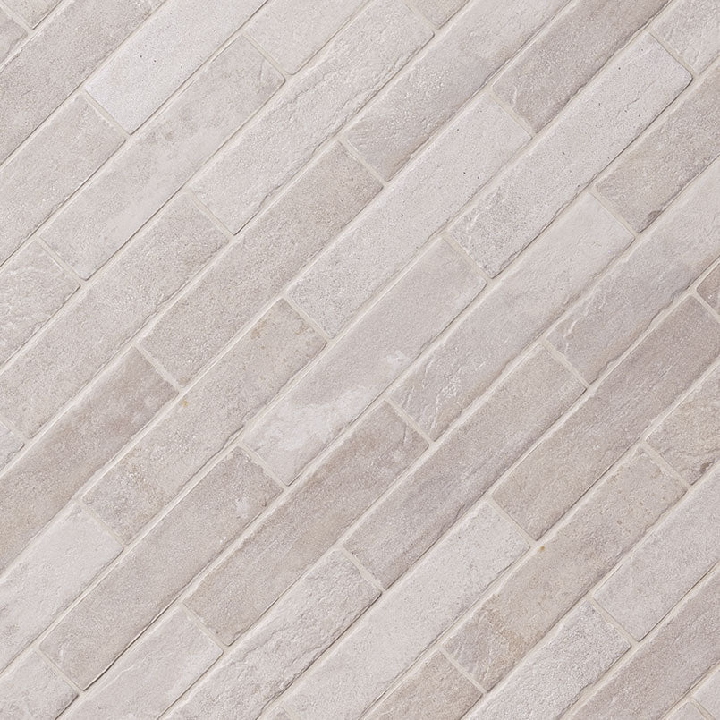 Brickstone Ivory Brick Porcelain MSI Field Tiles 2" X 10" MSI - Zicana Boutique - 3