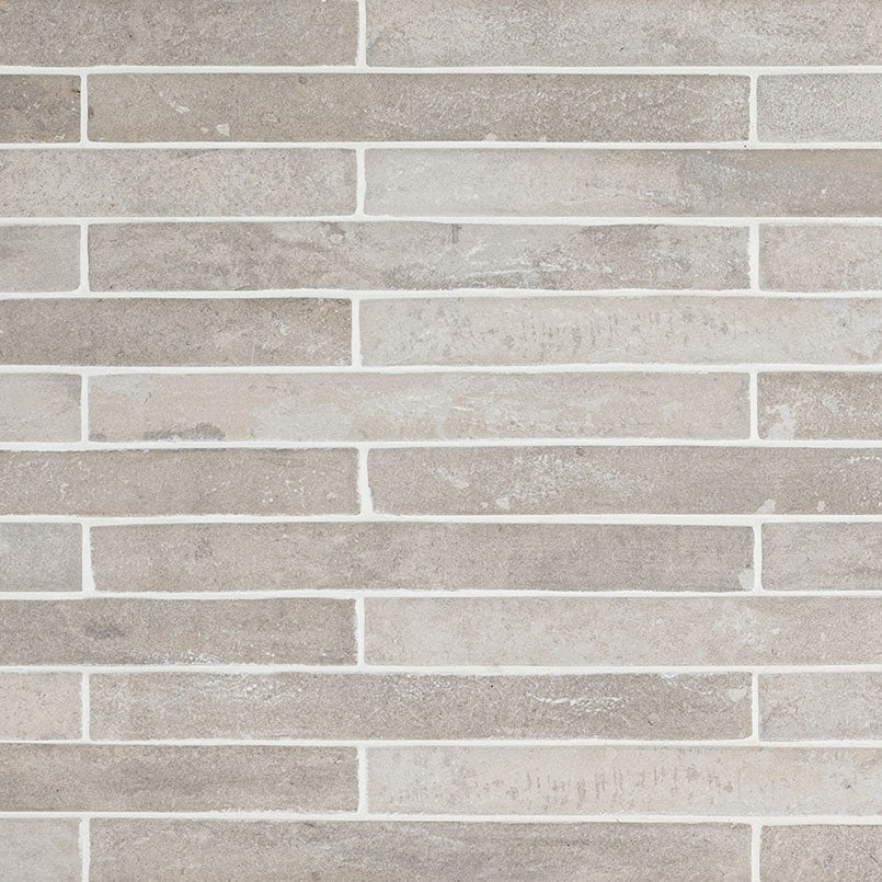 Brickstone Ivory Brick Porcelain MSI Field Tiles 2" X 18" MSI - Zicana Boutique - 1