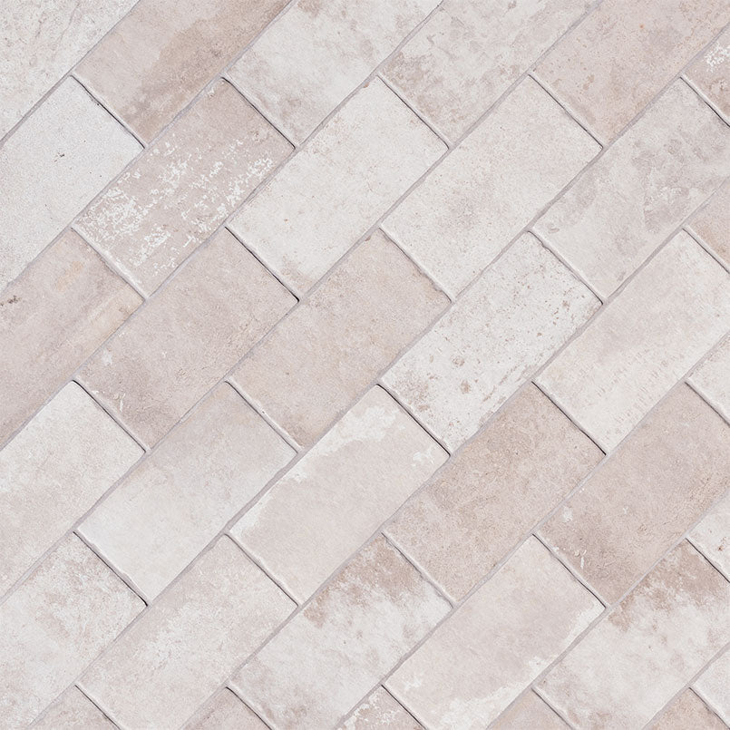 Brickstone Ivory Brick Porcelain MSI Field Tiles 5" X 10" MSI - Zicana Boutique - 3