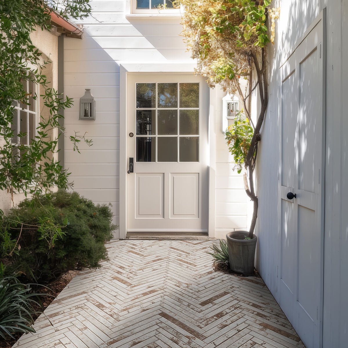 Brickstone Rustique White Brick Porcelain MSI Field Tiles 2" X 18" MSI - Zicana Boutique - 2