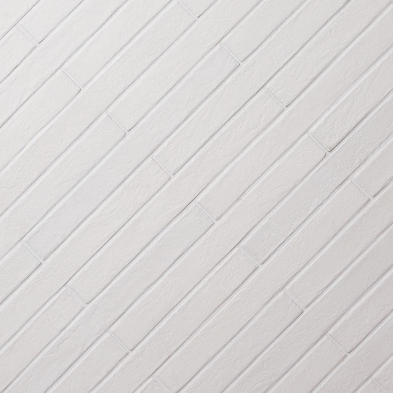 Brickstone White Brick Porcelain MSI Field Tiles 2" X 18" MSI - Zicana Boutique - 3