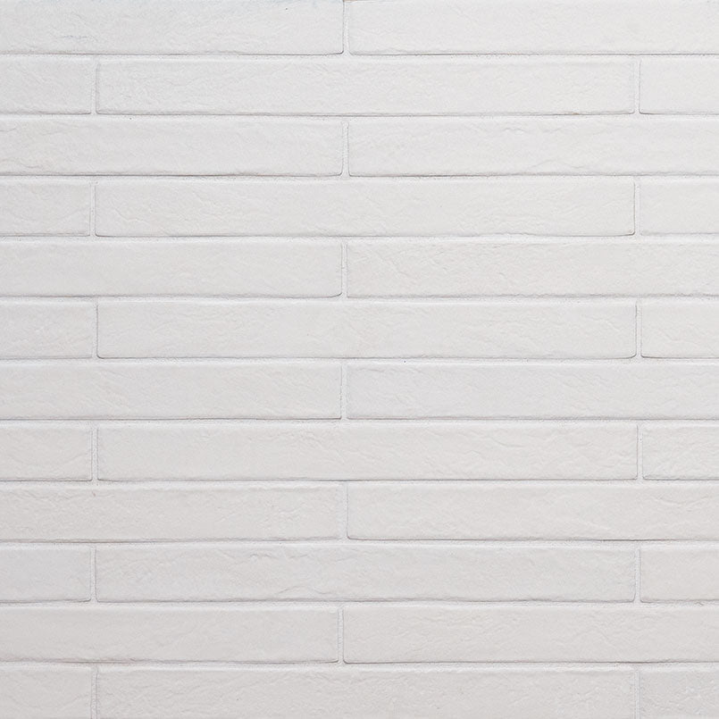 Brickstone White Brick Porcelain MSI Field Tiles 2" X 18" MSI - Zicana Boutique - 1