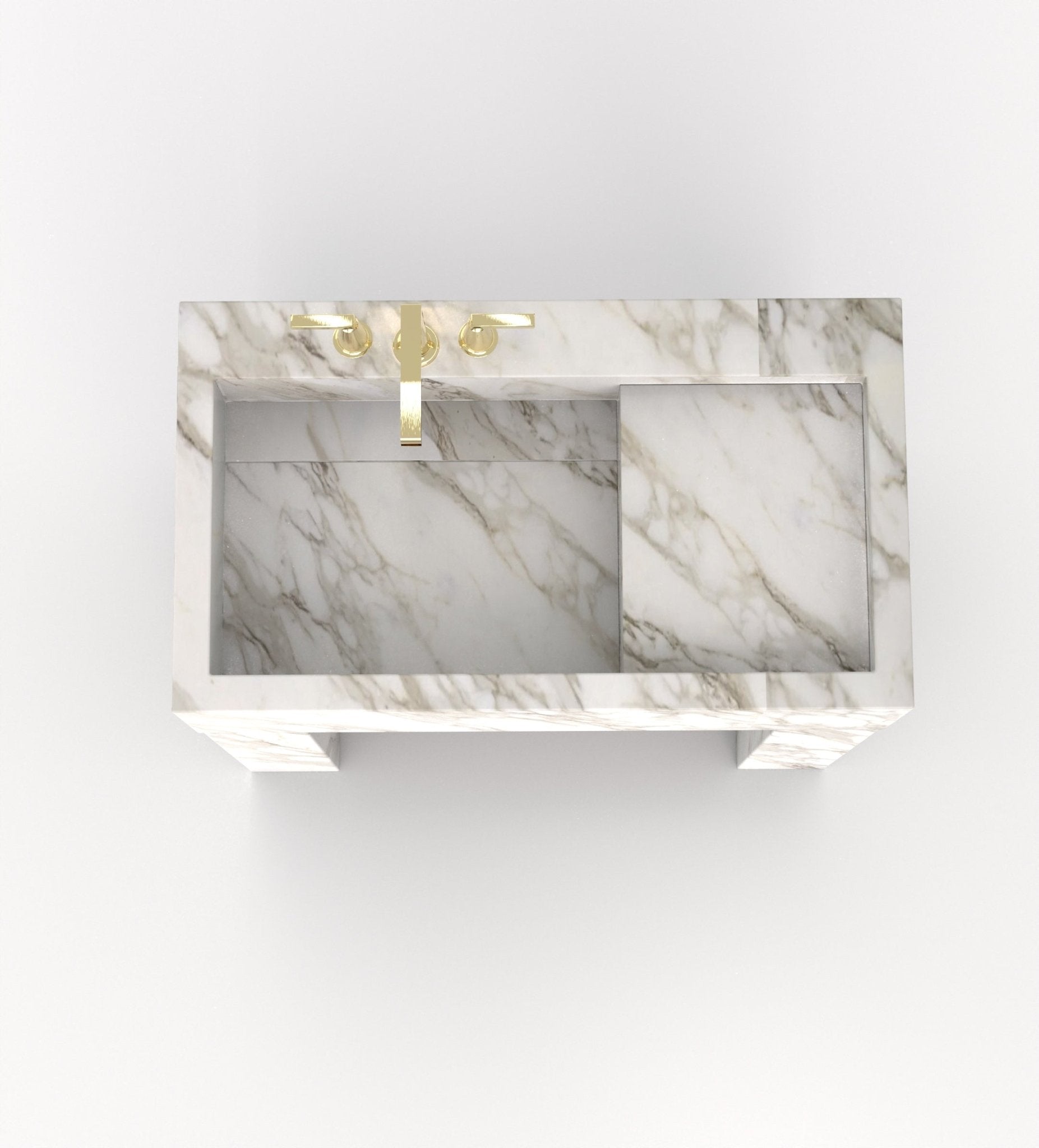 Broadway West Sink Marble Couture - Zicana Boutique - 3