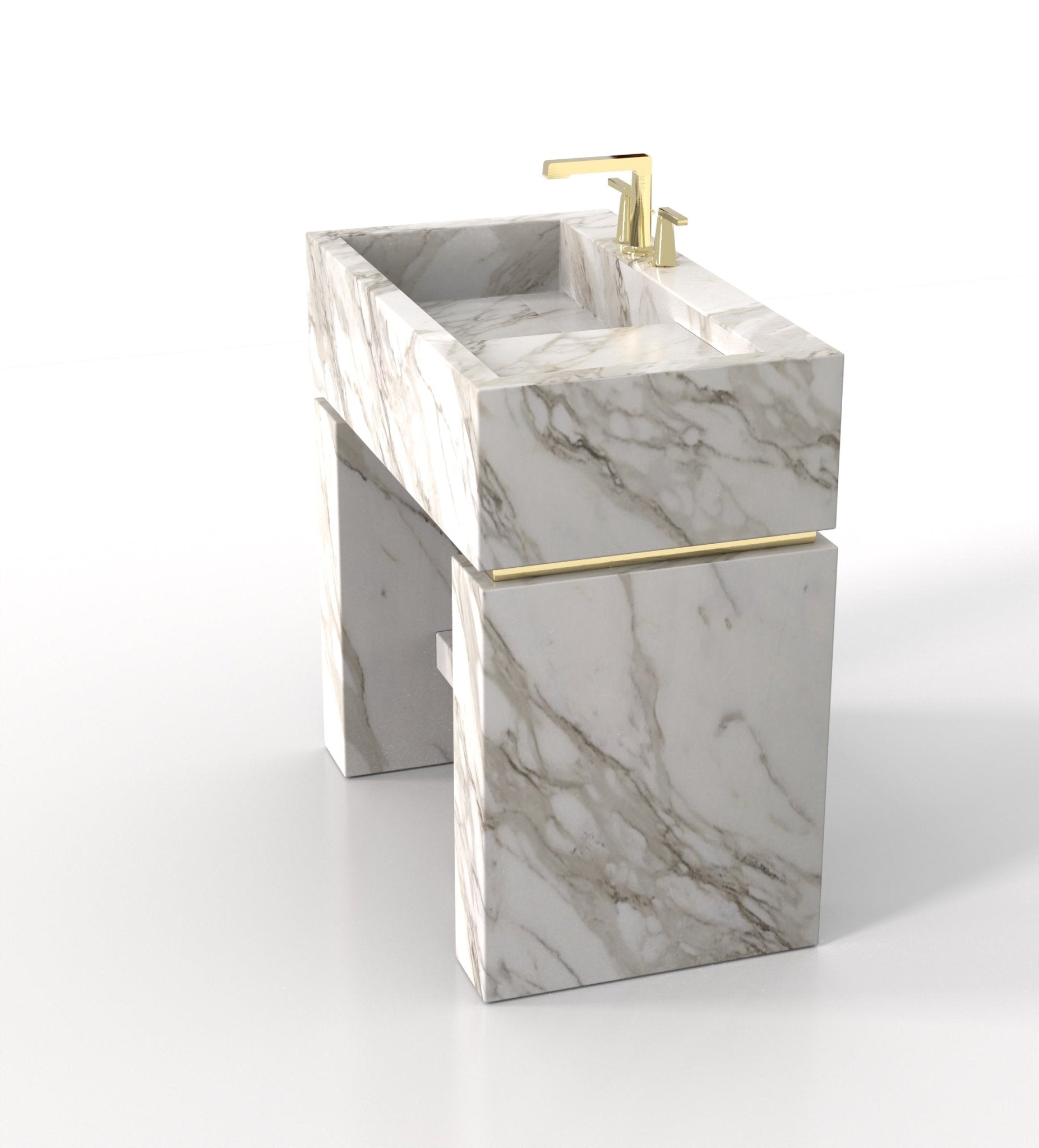 Broadway West Sink Marble Couture - Zicana Boutique - 5
