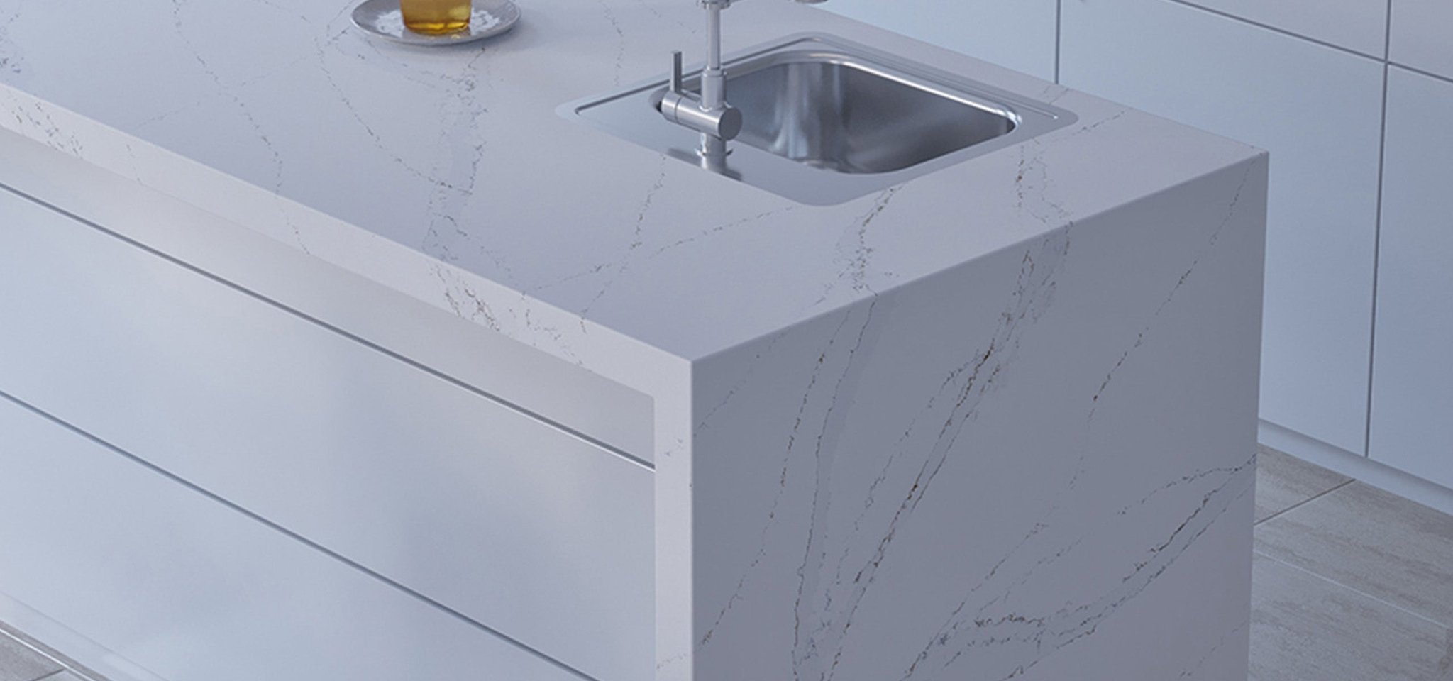 Calacatta Altos Variant Quartz Variant- Zicana Boutique -2