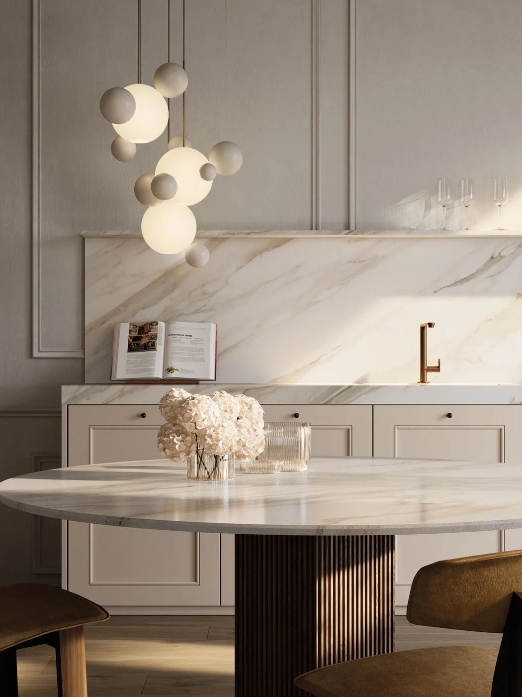 Calacatta Aureo 4D Sapienstone SapienStone- Zicana Boutique -2