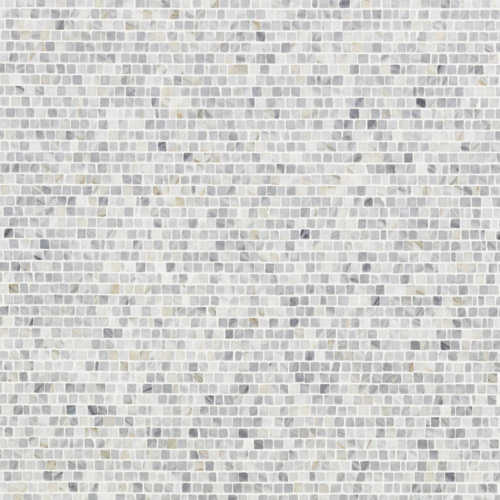 Calacatta Bluette Marble Mosaic Broken Joint Artistic Tile - Zicana Boutique - 1
