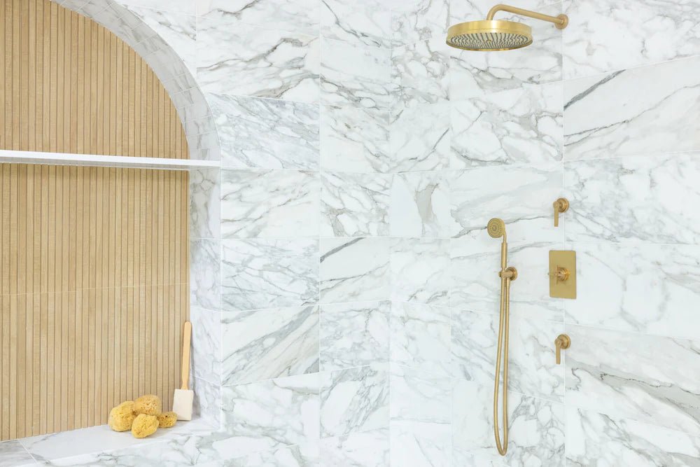 Calacatta Borghini Marble Tiles 12''x 24'' Zicana Boutique - Zicana Boutique - 6