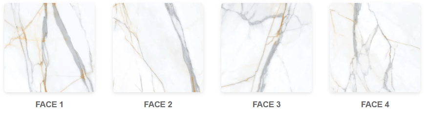 Calacatta Borghini Raphael 32" x 32" Field Tile Raphael Porcelain - Zicana Boutique - 4