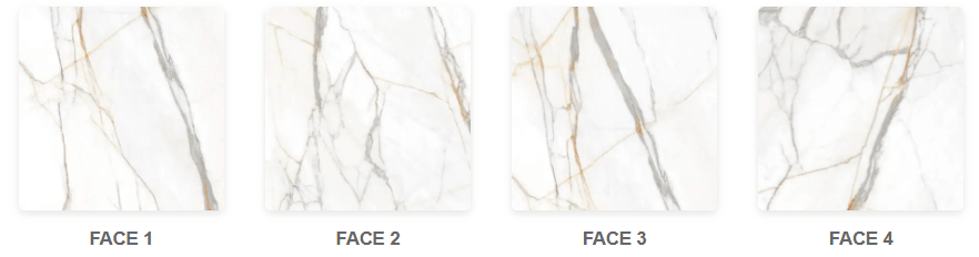 Calacatta Borghini Raphael 48" x 48" Field Tile Raphael Porcelain - Zicana Boutique - 4