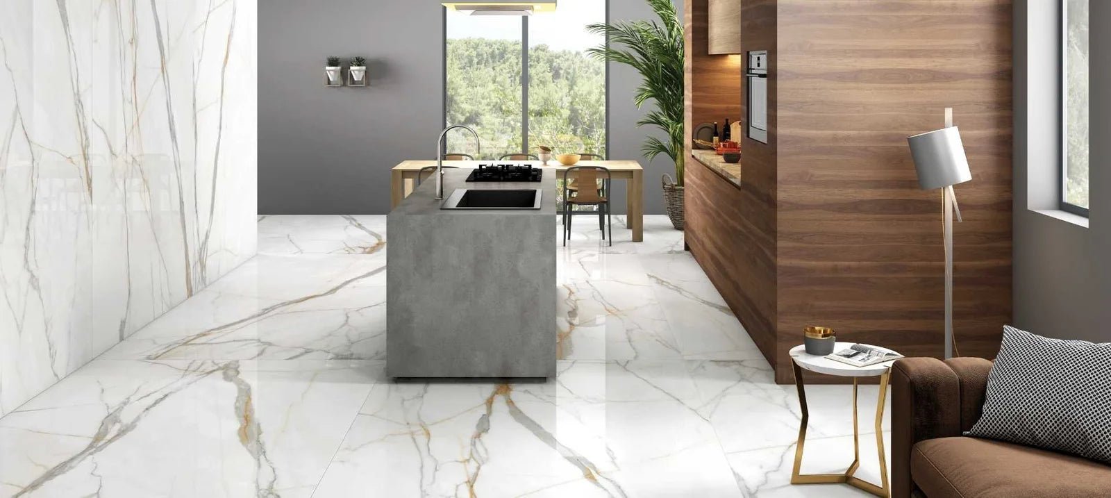 Calacatta Borghini Raphael Porcelain Raphael Porcelain - Zicana Boutique - 2