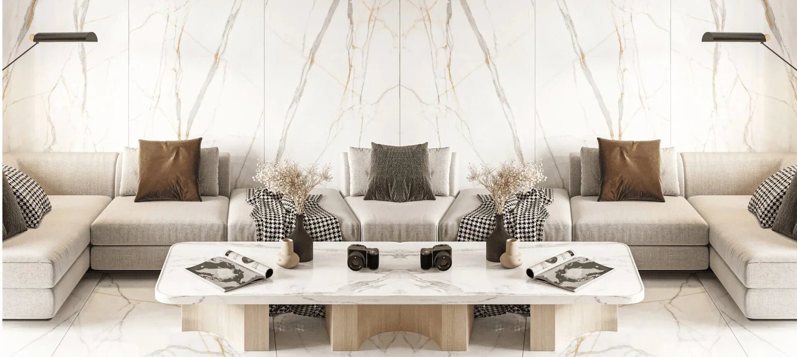 Calacatta Borghini Raphael Porcelain Raphael Porcelain - Zicana Boutique - 3