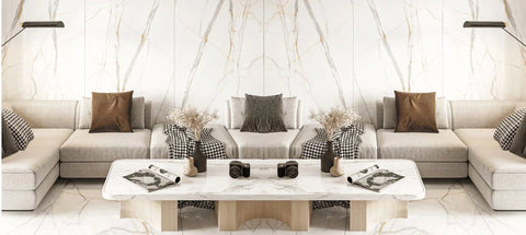 Calacatta Borghini Raphael Porcelain Raphael Porcelain - Zicana Boutique - 3