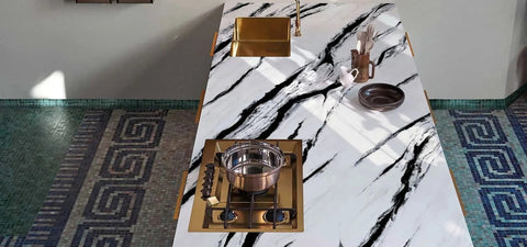 Calacatta Bottega Variant Quartz Variant- Zicana Boutique -2