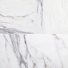 Calacatta Caldia Polished Marble Field Tile 12''x24''x3/8'' Zicana Boutique - Zicana Boutique - 1