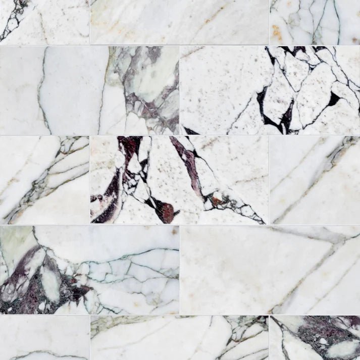 Calacatta Capraia Polished Marble Field Tile 6''x12'' Zicana Boutique - Zicana Boutique - 1