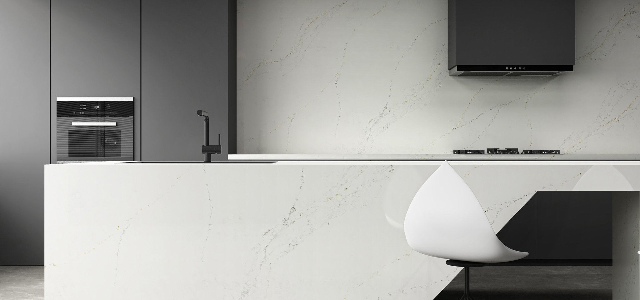 Calacatta Castello Variant Quartz Variant- Zicana Boutique -4