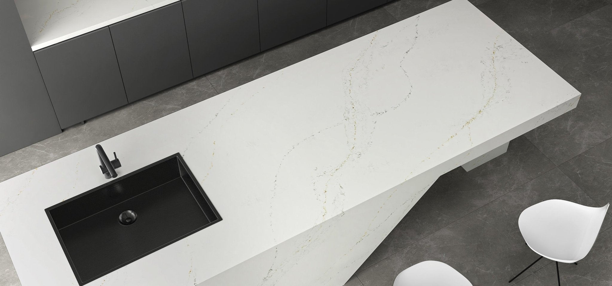 Calacatta Castello Variant Quartz Variant- Zicana Boutique -2