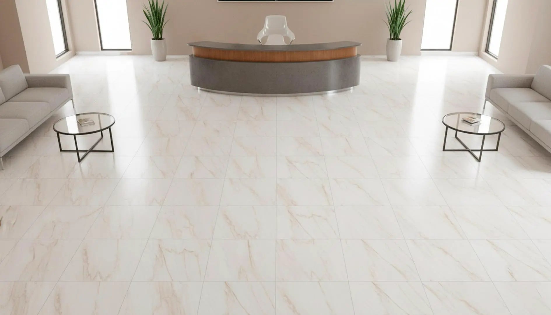 Calacatta Crema Raphael 32" x 32" Field Tile Raphael Porcelain - Zicana Boutique - 2