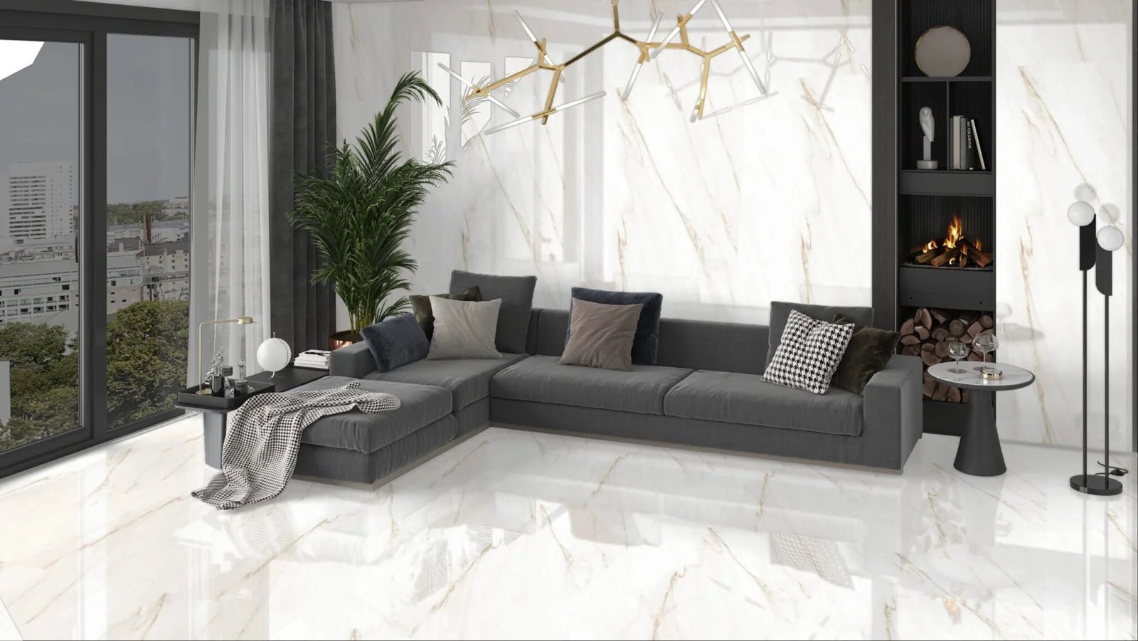 Calacatta Crema Raphael Porcelain Raphael Porcelain - Zicana Boutique - 2