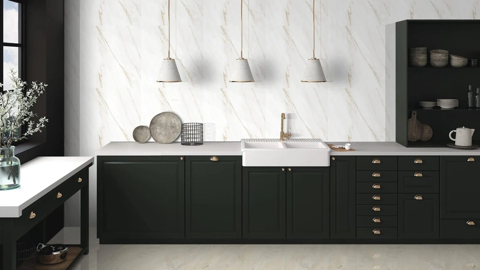 Calacatta Crema Raphael Porcelain Raphael Porcelain - Zicana Boutique - 3