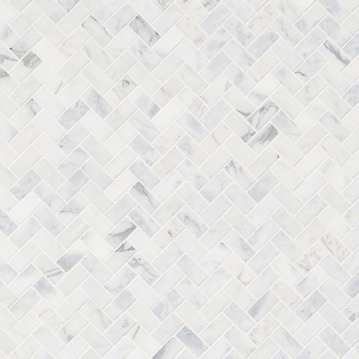 Calacatta Cressa Marble MSI Mosaic Tiles 12" X 12" Herringbone Pattern MSI - Zicana Boutique - 3