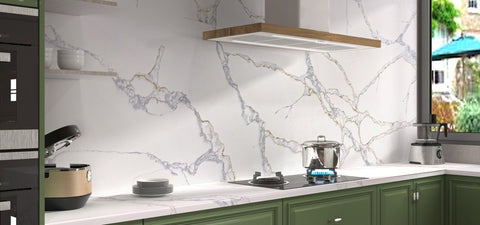 Calacatta Florence Variant Quartz Variant- Zicana Boutique -4