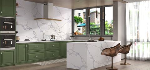 Calacatta Florence Variant Quartz Variant- Zicana Boutique -5