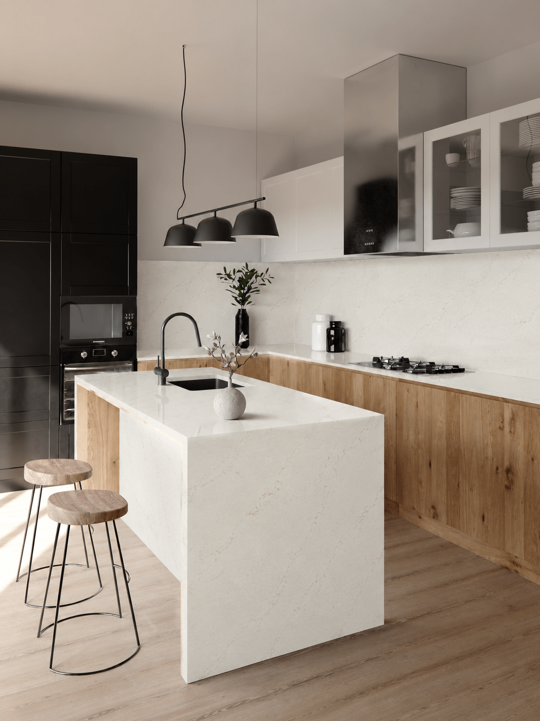 Calacatta Geneva Variant Quartz Variant- Zicana Boutique -2